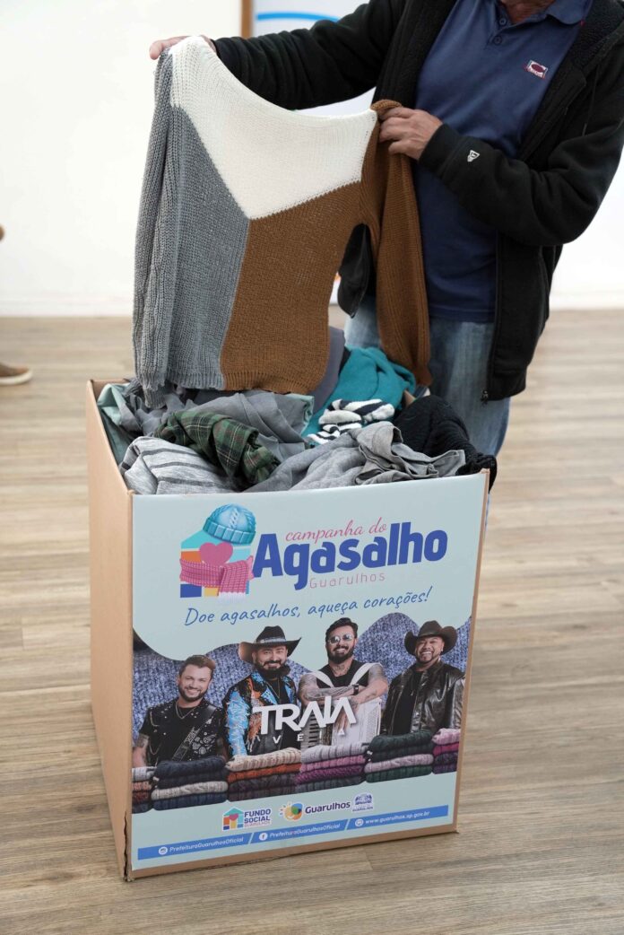 Campanha do Agasalho segue recebendo doações em mais de 100 pontos de arrecadação em Guarulhos - foto 1