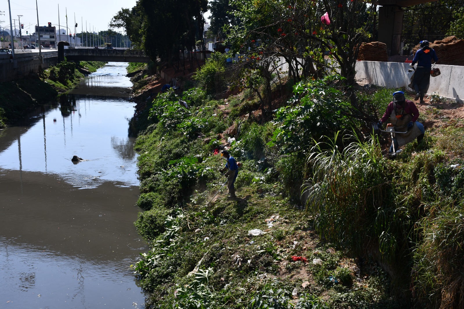 Santo André realiza obras para recuperar margem do Ribeirão dos Meninos - foto 8