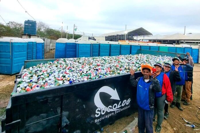 Troca solidária para o Itaquá Rodeio Fest supera a doação de mais de 300 quilos de recicláveis