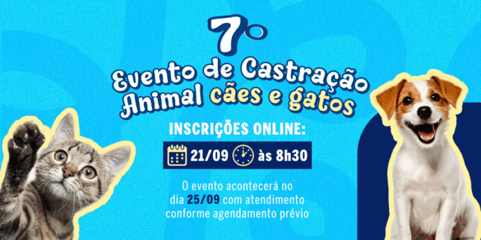 Atibaia abre inscrições para 7º mutirão gratuito de castração de cães e gatos