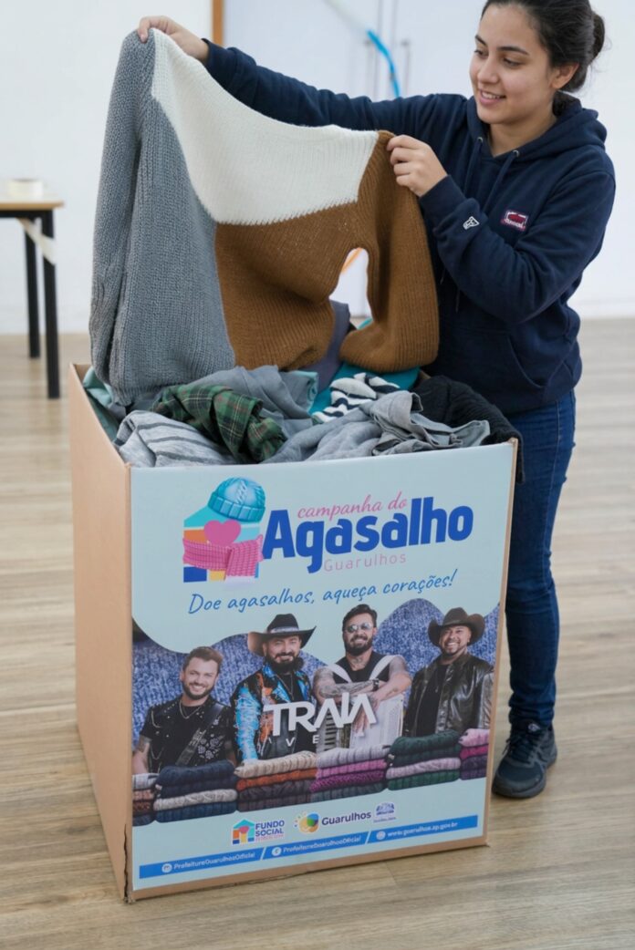 Campanha do Agasalho de Guarulhos arrecada 142 mil peças e atinge marca histórica