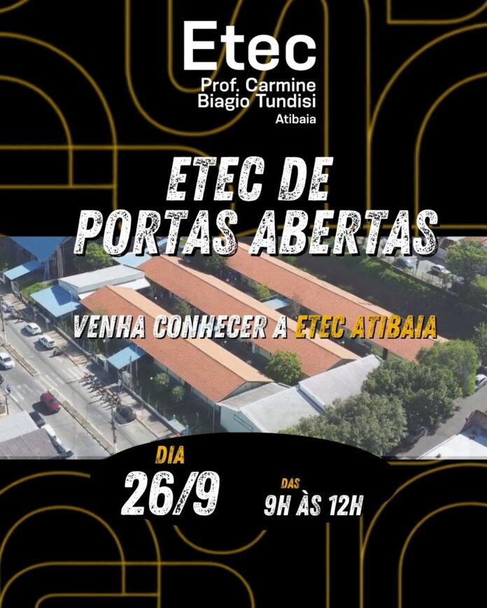 Etec Carmine Biagio Tundisi promove evento aberto ao público com mostra de projetos em Atibaia