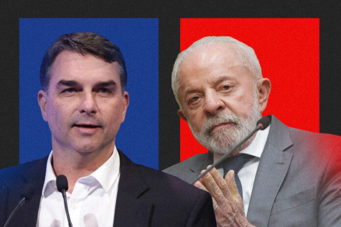 Flávio festeja, e Lula vai para cima: reações opostas à crise no STF