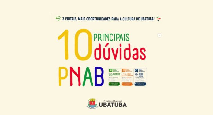 Fundart divulga guia com orientações sobre editais da Lei Aldir Blanc em Ubatuba