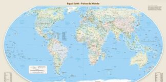 ONU aprova adoção de novo mapa-múndi que mostra tamanho real da África