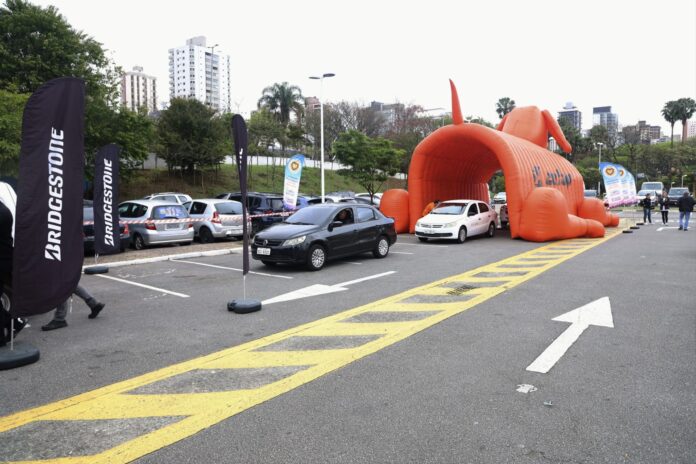 Santo André promove Drive-Thru da Mobilidade com serviços e ações de conscientização no Paço