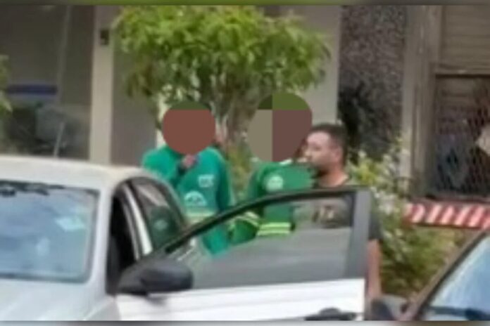 Subtenente do Exército aponta arma para gari no DF: 