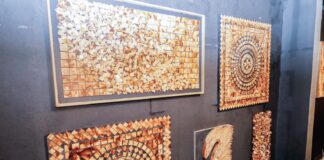 Suzano recebe exposição de Sidnei Robinson com obras feitas de filtros de papel para café