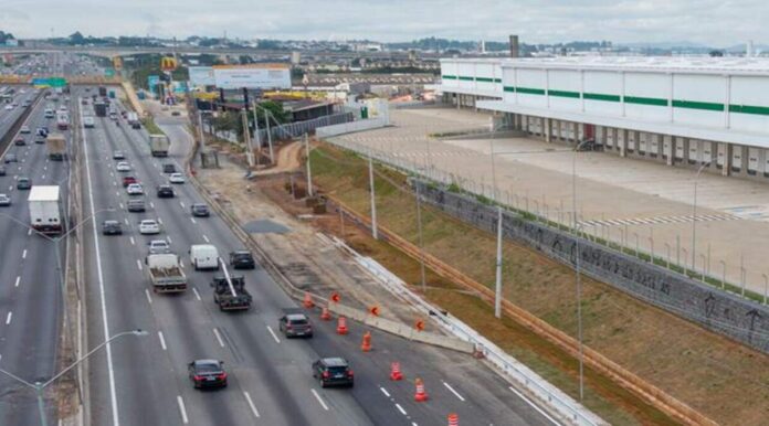Via Dutra terá bloqueio na pista marginal em Guarulhos entre os dias 15 e 17 de setembro
