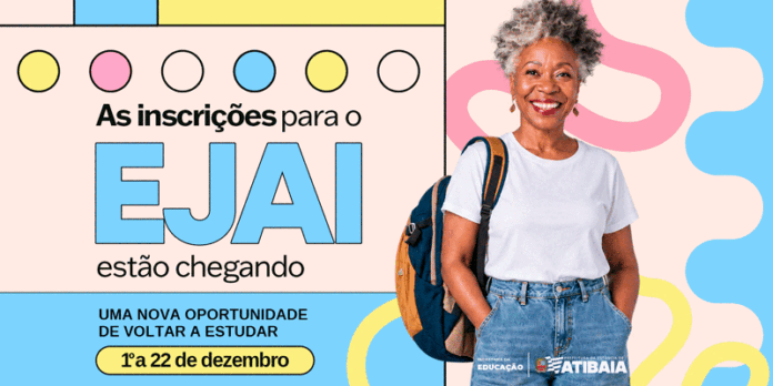 Atibaia abre inscrições para turmas de Educação de Jovens, Adultos e Idosos no CIEM II