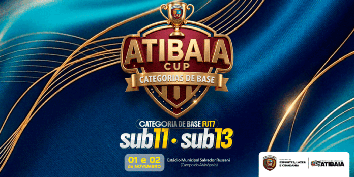 Atibaia Cup de Futebol 7 reúne 360 jovens atletas nas categorias Sub-11 e Sub-13