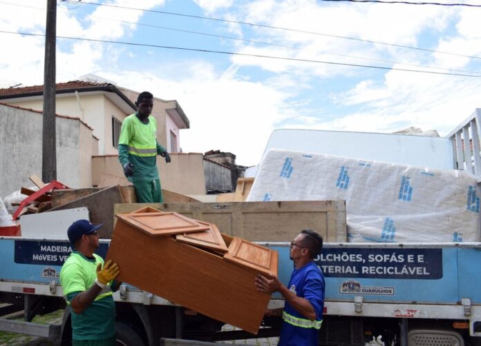 Cata-Tralha recolhe móveis e eletrodomésticos em 19 bairros de Guarulhos no fim de semana