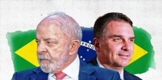 Datafolha em SP: Flávio Bolsonaro soma 45% dos votos válidos contra 39% de Lula