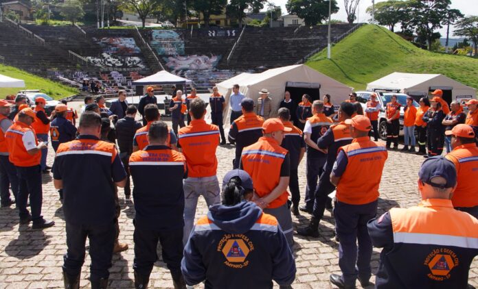 Defesas Civis de 13 municípios realizam treinamento integrado em Atibaia