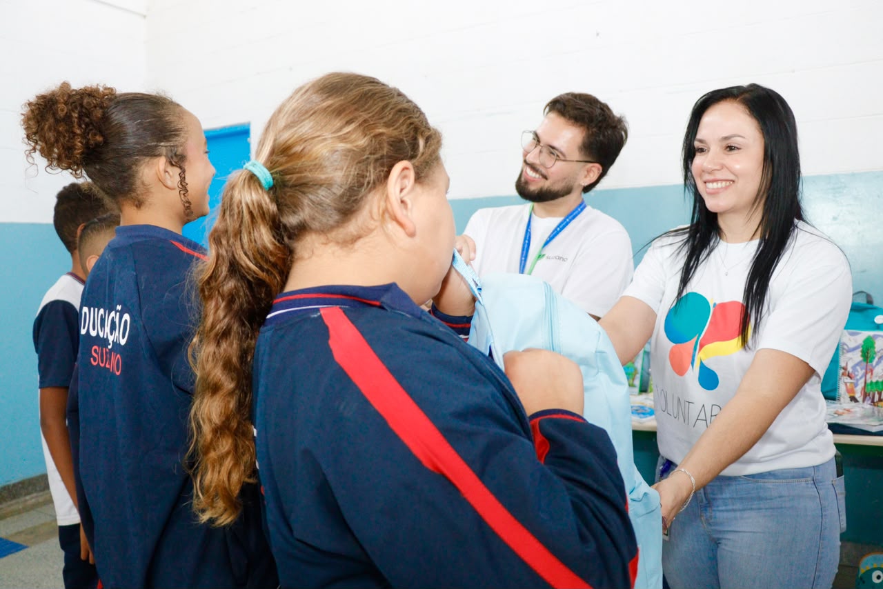 Escola municipal do Jardim Maitê recebe doação de materiais da Suzano SA - foto 2