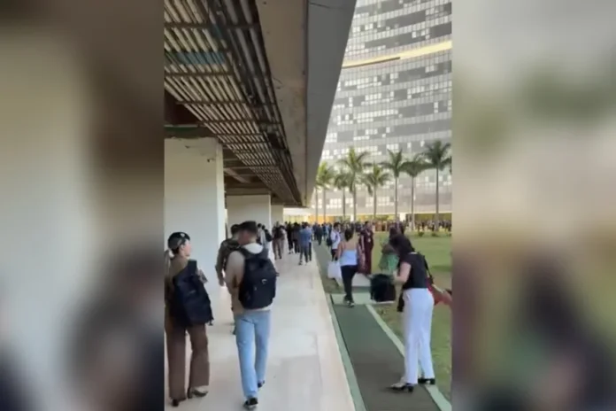 Evacuação na Cidade Administrativa de MG deixa pessoa ferida após disparo de alarme