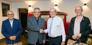 Gilmar Mendes promove jantar em Brasília com magistrados da Suprema Corte do Peru e lança obra jurídica