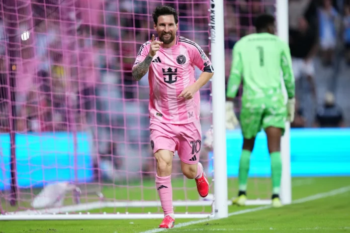 Messi anota dois gols em goleada do Inter Miami e alcanca marca de 934 na carreira