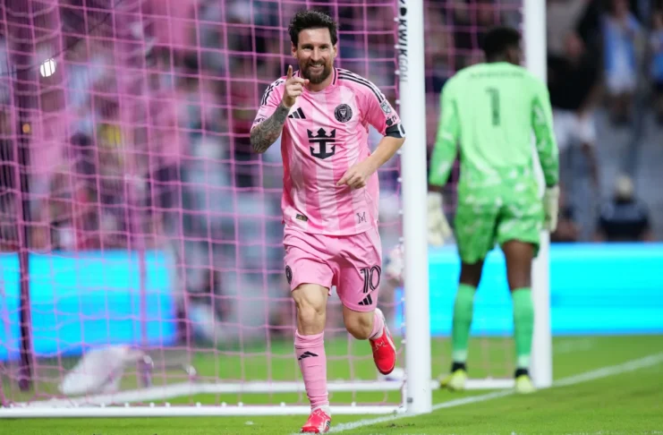 Messi anota dois gols em goleada do Inter Miami e alcanca marca de 934 na carreira