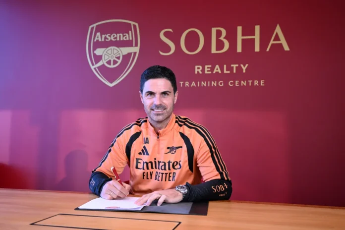 Mikel Arteta renova com o Arsenal até 2030 e se torna o técnico mais bem pago da Premier League