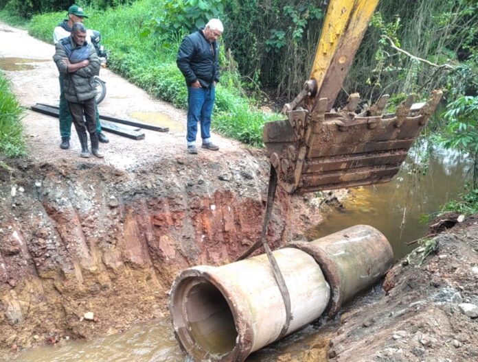 Obra de drenagem na avenida Domenico Perella é concluída no Jardim Ponte Alta
