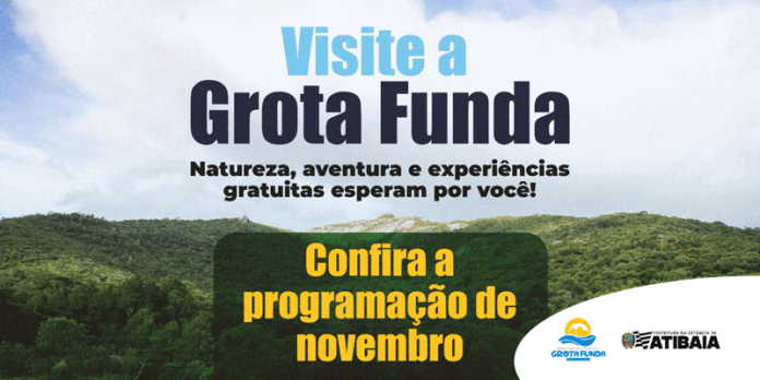 Parque Natural da Grota Funda divulga programação gratuita para novembro em Atibaia